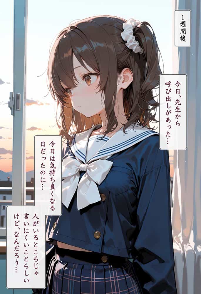 秘密の放課後 誰も居ない教室で自慰行為に耽っていた少女と冴えない教師のお話