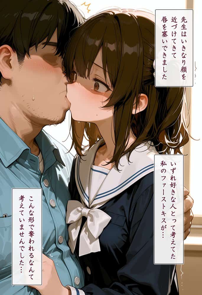 秘密の放課後 誰も居ない教室で自慰行為に耽っていた少女と冴えない教師のお話