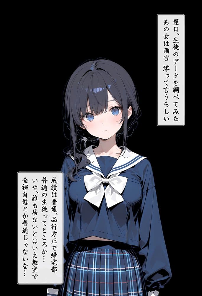 秘密の放課後 誰も居ない教室で自慰行為に耽っていた少女と冴えない教師のお話