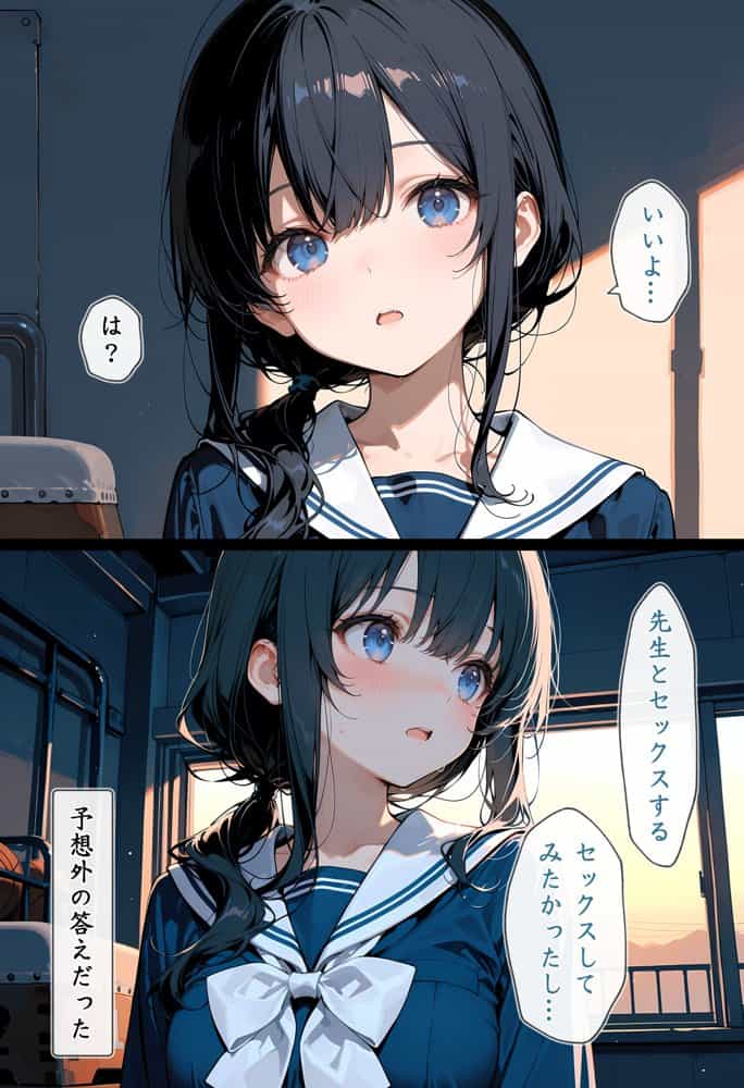 秘密の放課後 誰も居ない教室で自慰行為に耽っていた少女と冴えない教師のお話