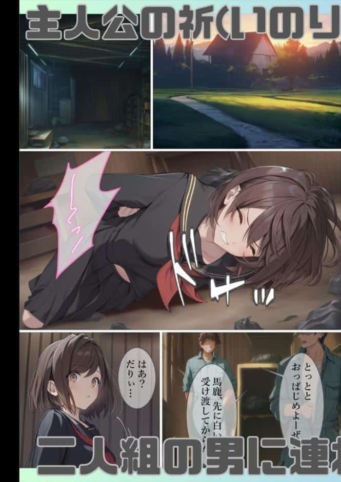 魔法少女WISHES1巻 祈拉致編＋BADEND モザイク版