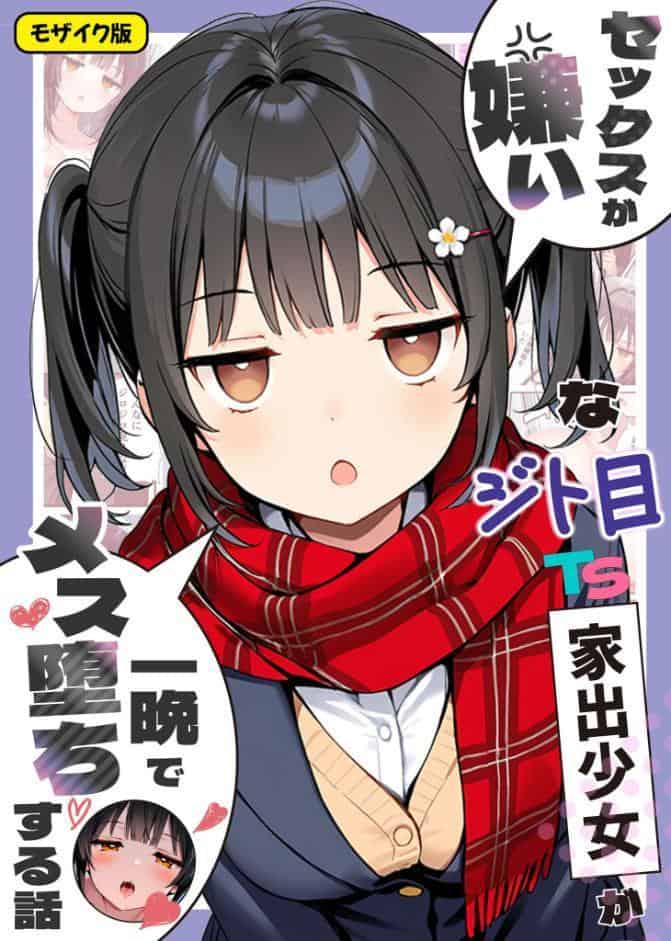 セックスが嫌いなジト目TS家出少女が一晩でメス堕ちする話 モザイク版