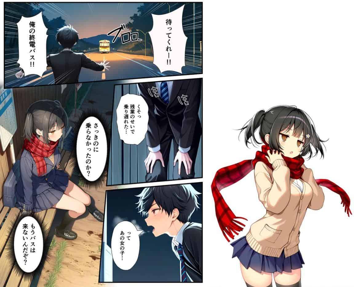 セックスが嫌いなジト目TS家出少女が一晩でメス堕ちする話 モザイク版