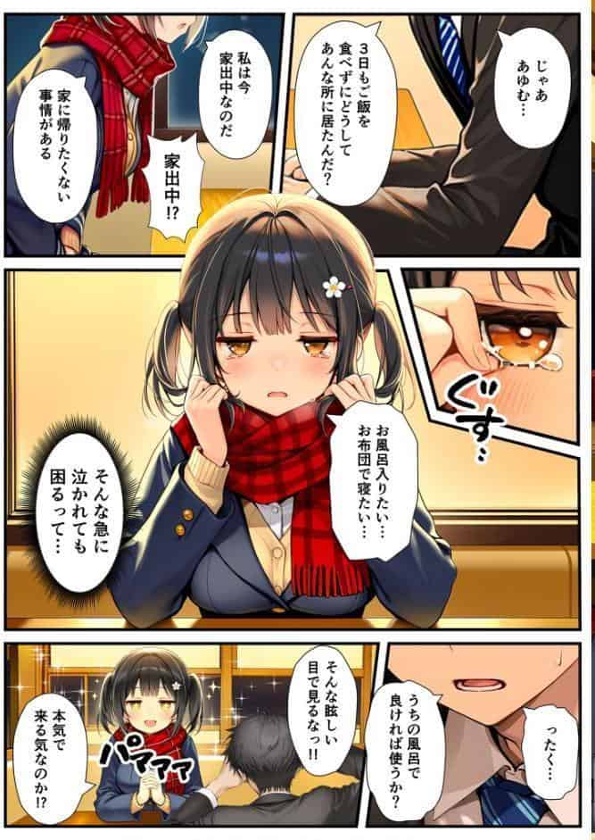 セックスが嫌いなジト目TS家出少女が一晩でメス堕ちする話 モザイク版