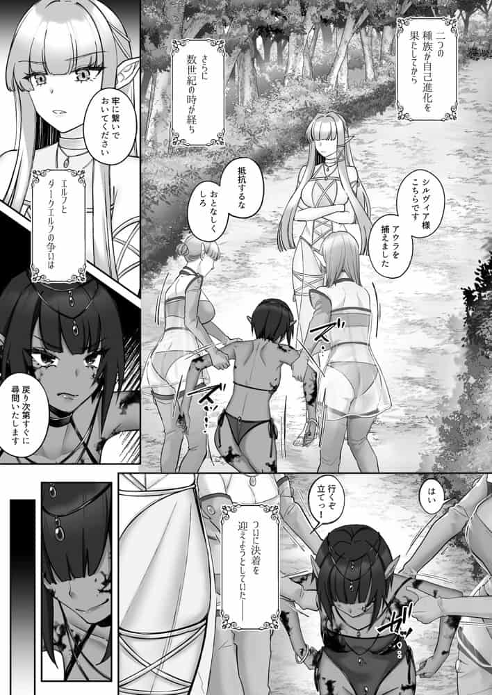 エルフ陥落 〜エルフにえっちな淫紋を付けてレズ堕ちさせる〜