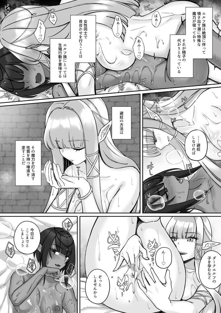 エルフ陥落 〜エルフにえっちな淫紋を付けてレズ堕ちさせる〜