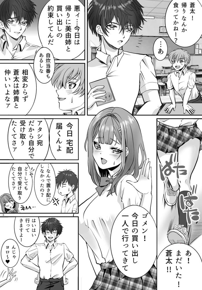 姉貴と入れ替わったらオレの身体がエロすぎて