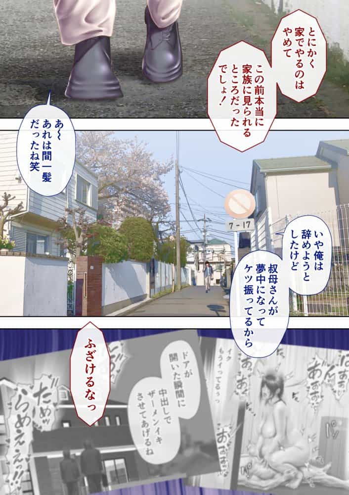 叔母真奈美  夫婦の寝室で同人AV撮影される  あこがれの叔母を寝取る3