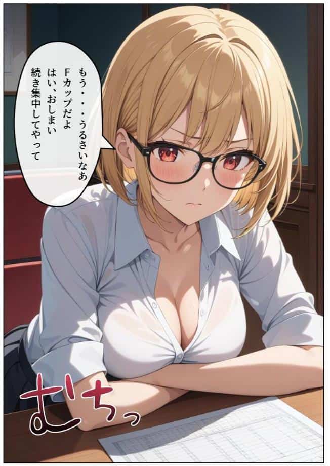 巨乳眼鏡家庭教師 快楽堕ちしたので中出ししてあげた【モザイク版】