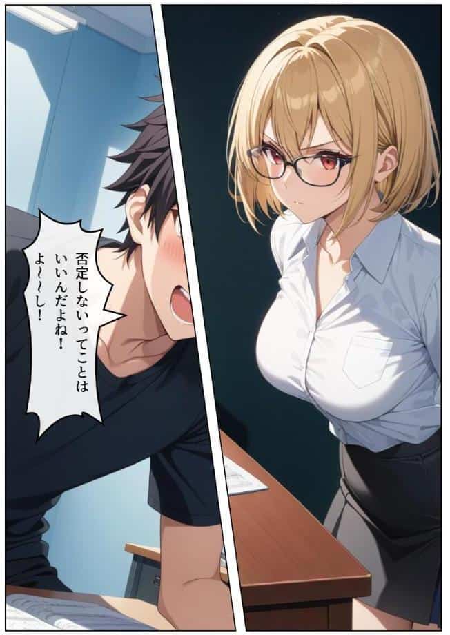 巨乳眼鏡家庭教師 快楽堕ちしたので中出ししてあげた【モザイク版】