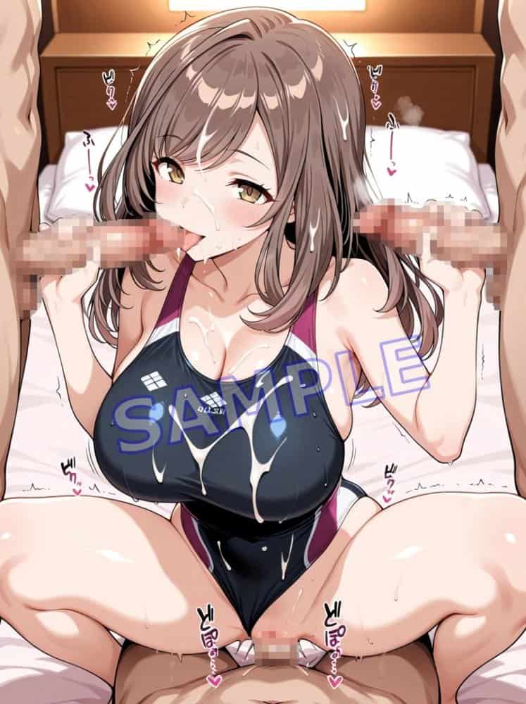 競泳水着のシャニマス歌姫が種付けおじさんに屈する寝取られ