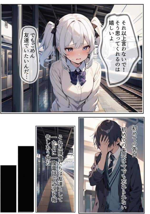 久々に再会した初恋の相手とハプバーに行って、NTR未遂！？いちゃらぶSEXした話【棒消し修正版】