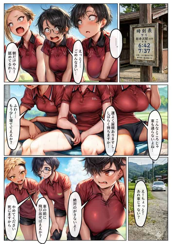 アスリート系ボーイッシュ女子は性欲がヤバい！田舎で迷子になった日焼け美少女たち
