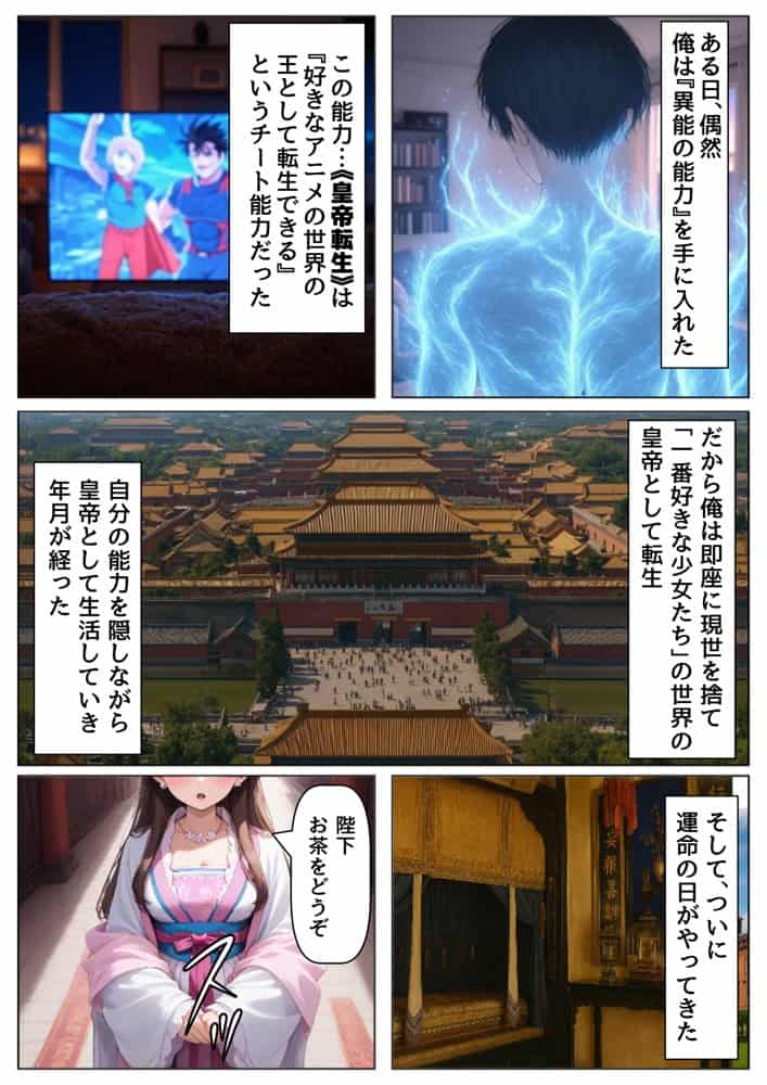 後宮美少女に種付けしまくる（後編）《ストーリー＆台詞ありCG集》〜《巨根チート皇帝転生》〜