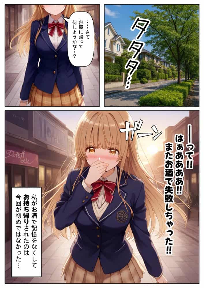 学生も飲酒が可能になったけど毎回、酔ってお持ち帰りされる【天使様】のHな話