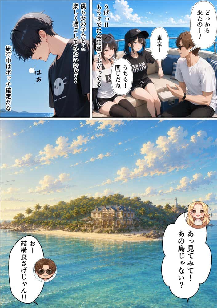 SEXしないと出られない島で陰キャがギャルハーレムできた件