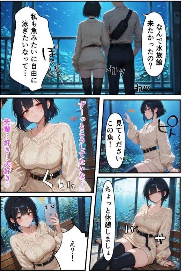俺だけの事が大大大好きなクーデレ後輩ー付き合った後＆デート編ー【モザイク版】