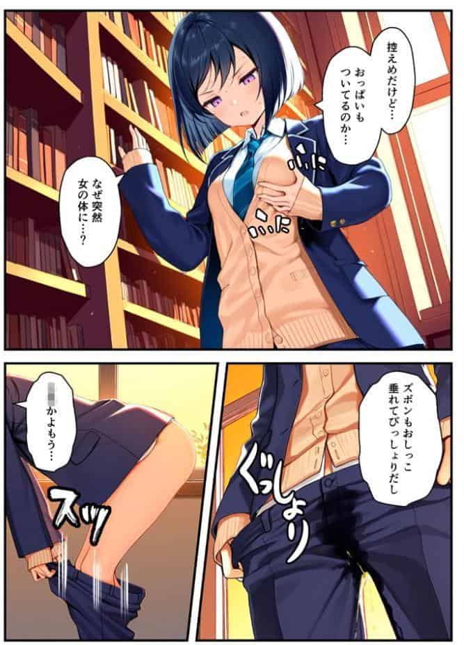 好きな子にフラれて女体化させられた生徒会長がマチアプで出会った同級生にメス堕ちする話 モザイク版