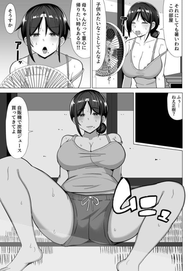 四畳半の俺の部屋でかあちゃんと住むことになった話1