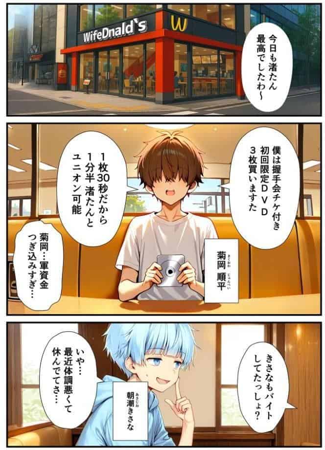 陰キャでドルオタな俺が人気アイドルそっくりに女体化して本人と3Pすることになった モザイク版