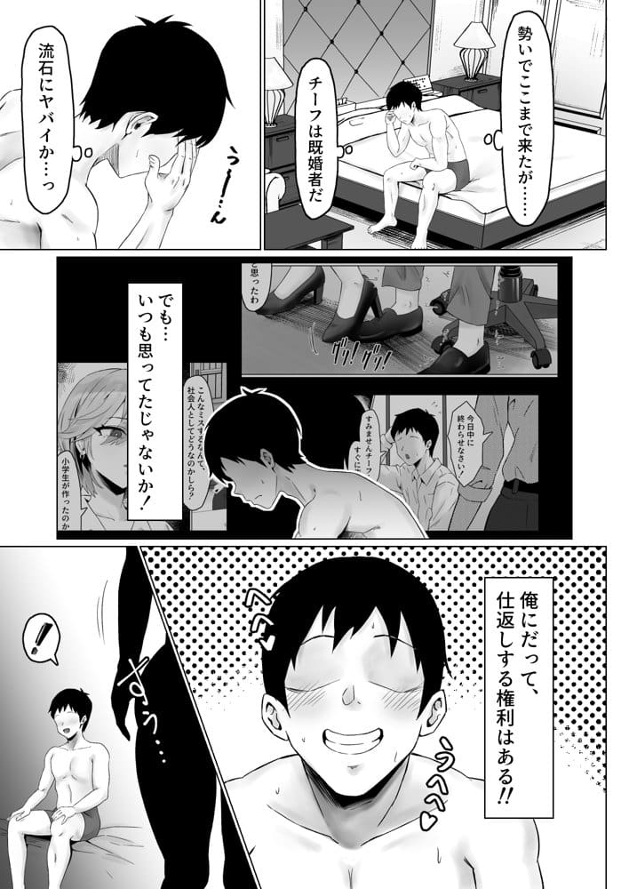 パワハラ女上司、弱みを握られて全裸土下座で服従する