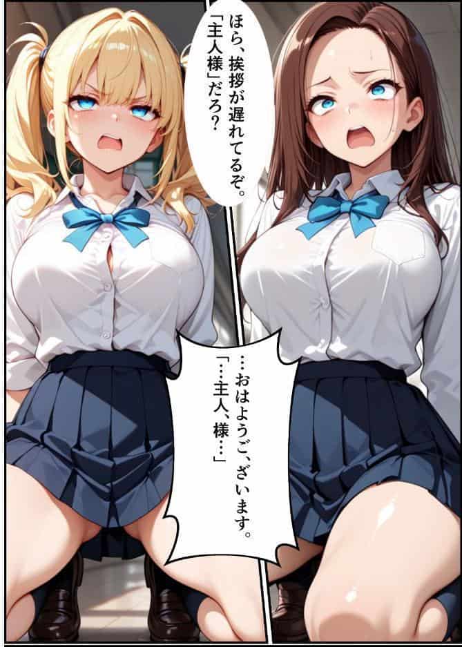 校則改変アプリ〜ゴミ扱いしてた俺の肉棒で女王たちがメス堕ち【モザイク版】