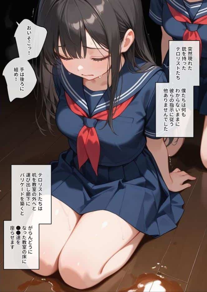 学園を占拠したテロリストがド変態だったら モザイク版