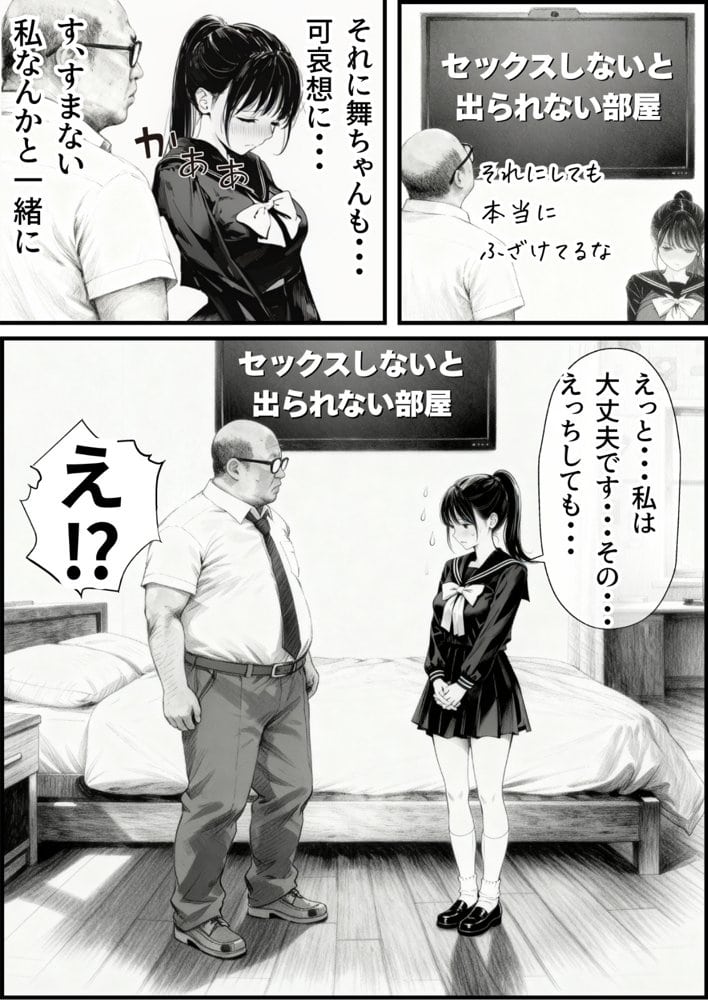 【総集編】おじさんとセックスしないと出られない部屋全5作品