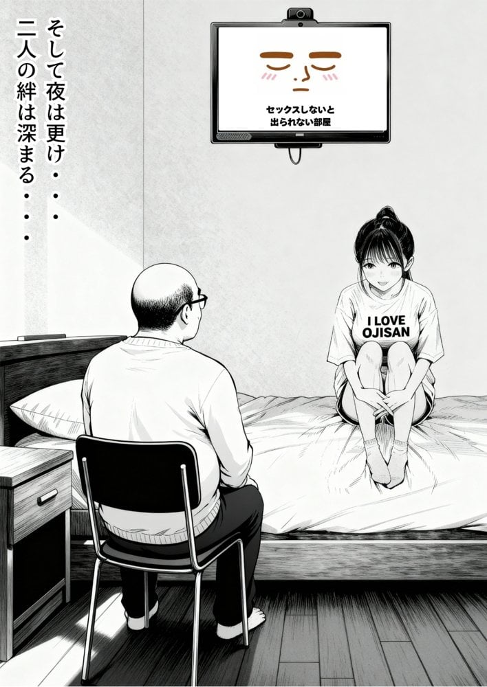 【総集編】おじさんとセックスしないと出られない部屋全5作品