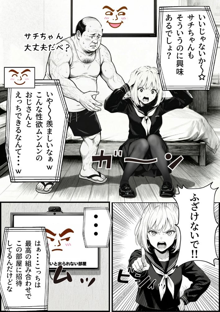 【総集編】おじさんとセックスしないと出られない部屋全5作品
