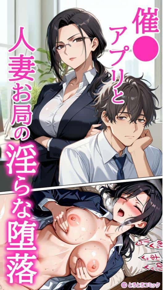 ●●アプリと人妻お局の淫らな堕落 〜社内一のエロい女を思いのままに〜 モザイク版