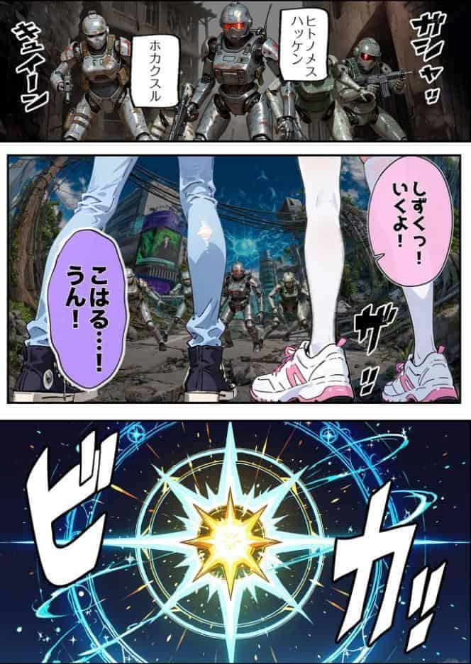 AIが支配する世界で人類を裏切った俺は正義の魔法少女をドスケベ●●する モザイク版