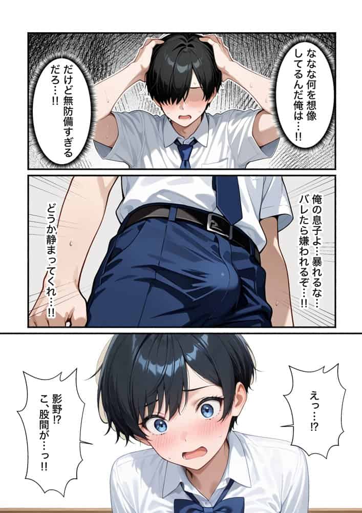 無自覚なボーイッシュ同級生が誘惑してくるから告白してイチャラブエッチした話