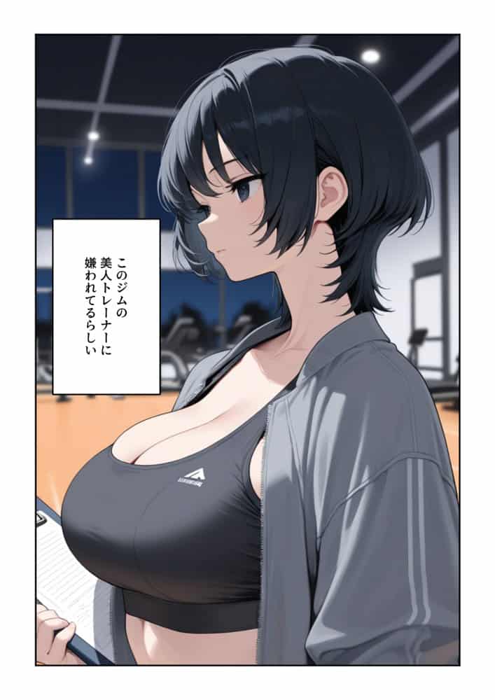 俺を嫌ってると思ってた美人トレーナーが実は体臭に興奮する汗匂いフェチだったので、筋トレ後の蒸れチンコでチン嗅ぎセックスしてあげた話