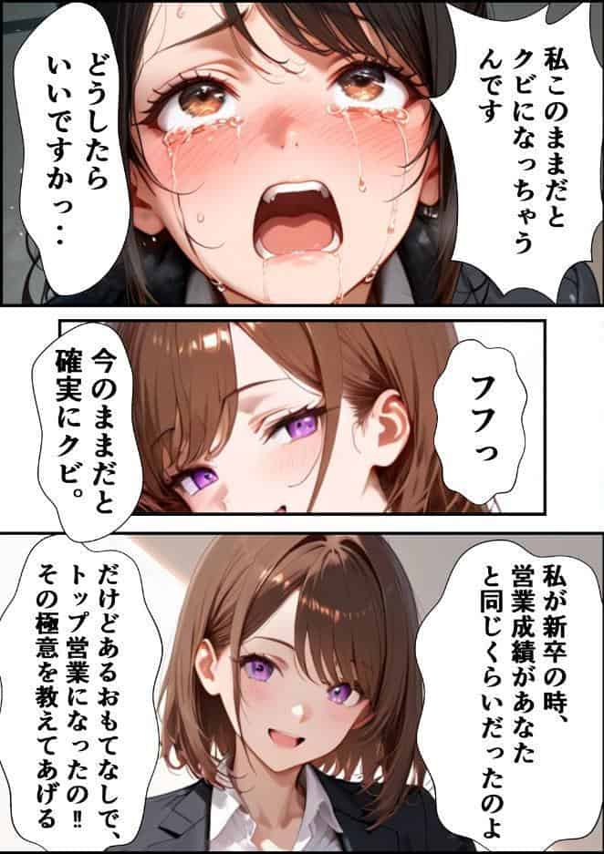 ようこそ、我が社の肉便器営業課へ。泣き虫最下位OLが肉体調教されて下剋上契約！【モザイク版】