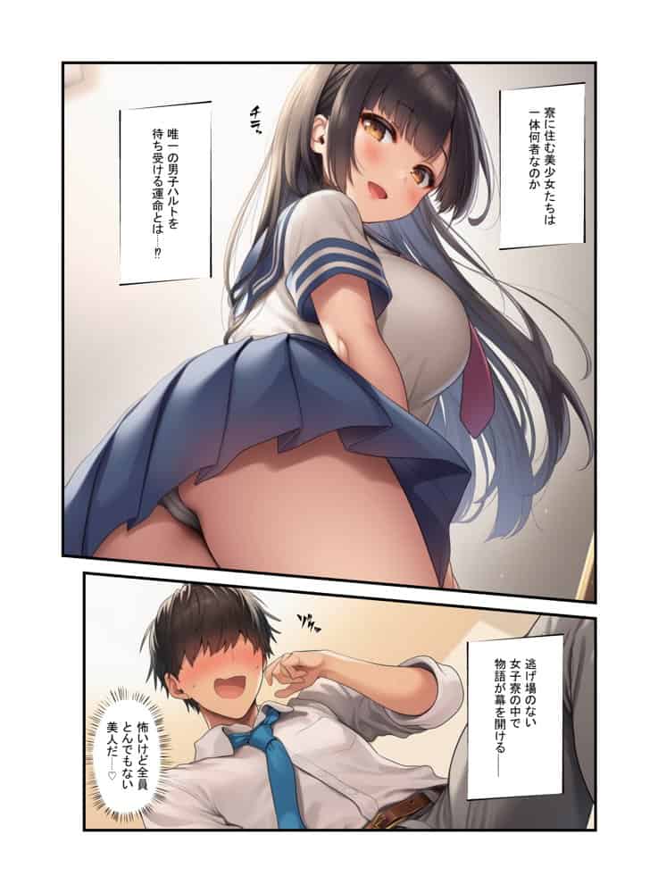 絶頂ハーレム学園！風紀委員の美少女と濃厚中出し