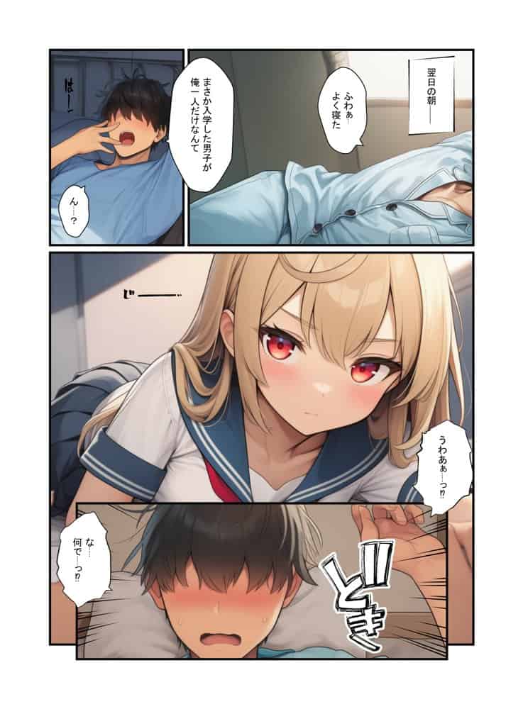 絶頂ハーレム学園！風紀委員の美少女と濃厚中出し