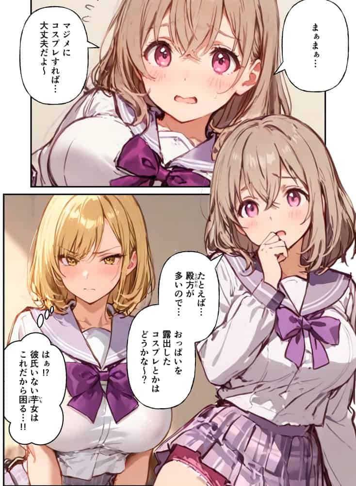 ハーレム文化祭 コスプレ娘とハメ放題