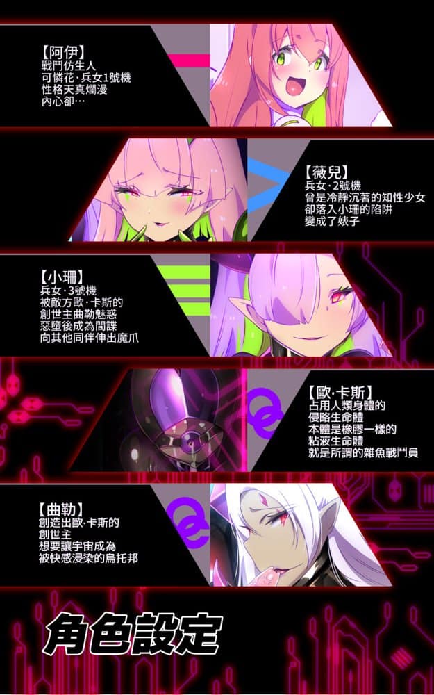 ロ手描きロ女体化x悪堕ち！性欲戦闘アンドロイド！「女体化転生したキミが悪堕ちと復讐を楽しむまんが〜戦光兵女プリッケ・ツァーナ・ダークネスエンド〜」