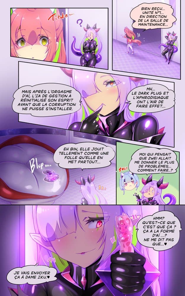 ロ手描きロ女体化x悪堕ち！性欲戦闘アンドロイド！「女体化転生したキミが悪堕ちと復讐を楽しむまんが〜戦光兵女プリッケ・ツァーナ・ダークネスエンド〜」