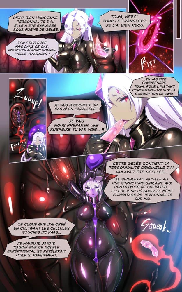 ロ手描きロ女体化x悪堕ち！性欲戦闘アンドロイド！「女体化転生したキミが悪堕ちと復讐を楽しむまんが〜戦光兵女プリッケ・ツァーナ・ダークネスエンド〜」