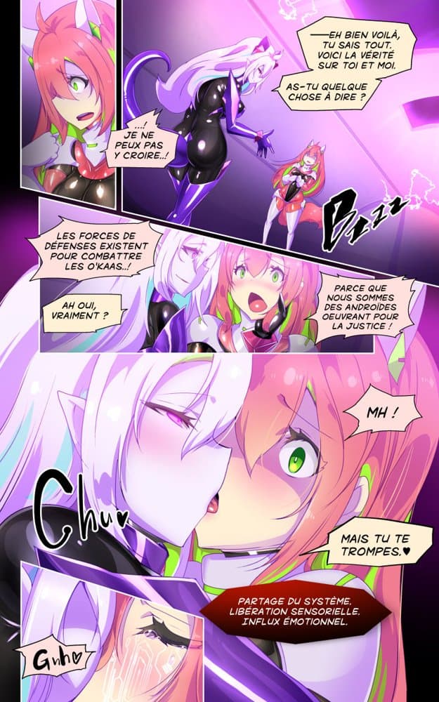 ロ手描きロ女体化x悪堕ち！性欲戦闘アンドロイド！「女体化転生したキミが悪堕ちと復讐を楽しむまんが〜戦光兵女プリッケ・ツァーナ・ダークネスエンド〜」