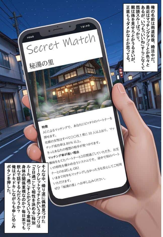 秘湯deマッチング 非モテの俺に訪れた征服人生 モザイク版