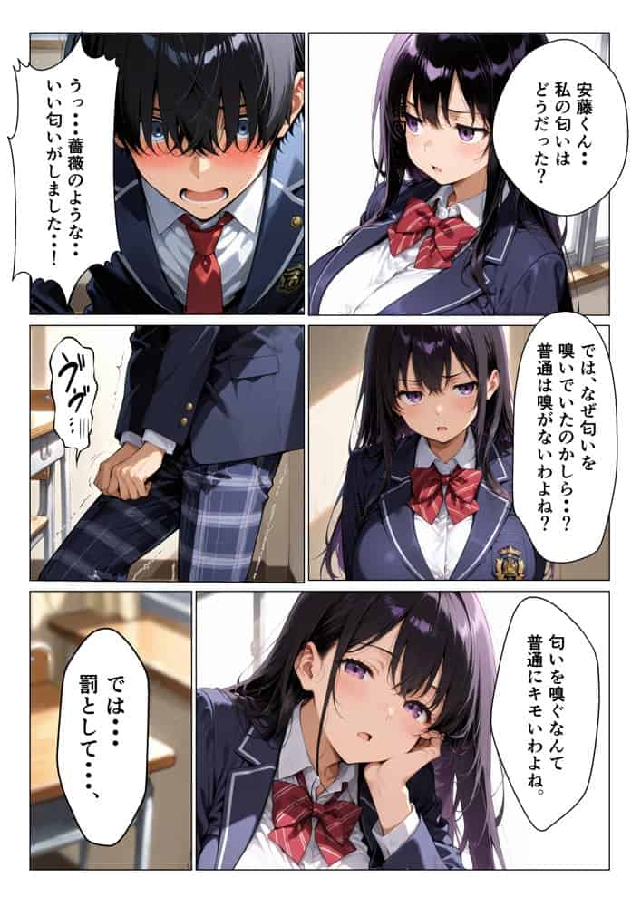 【処女喪失】完璧生徒会長のH練習台。煽って理性崩壊！中出しイキ狂い