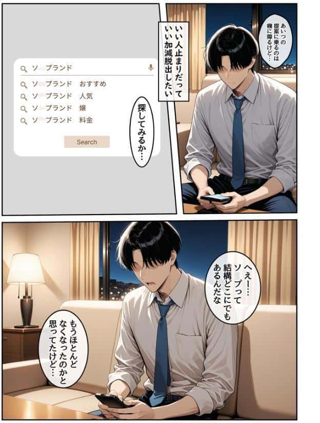 指名したソープ嬢がまさかの女上司だった件1 モザイク版