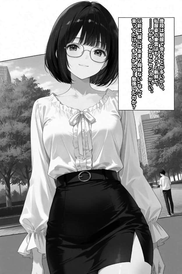 文学彼女ハ、ネトラレル 2【棒消し修正版】