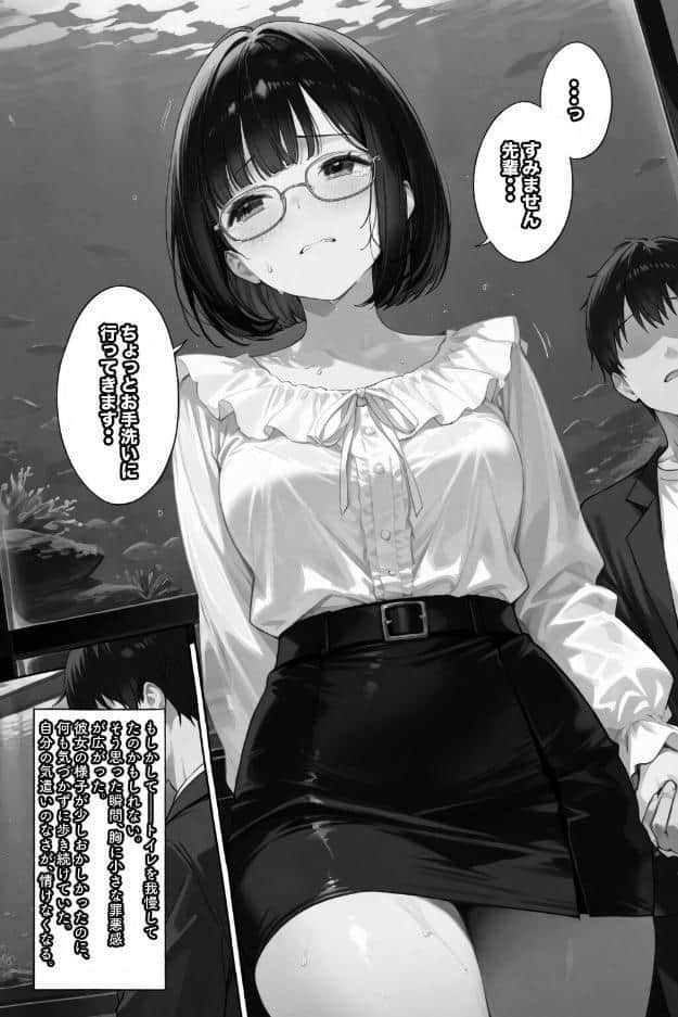 文学彼女ハ、ネトラレル 2【棒消し修正版】