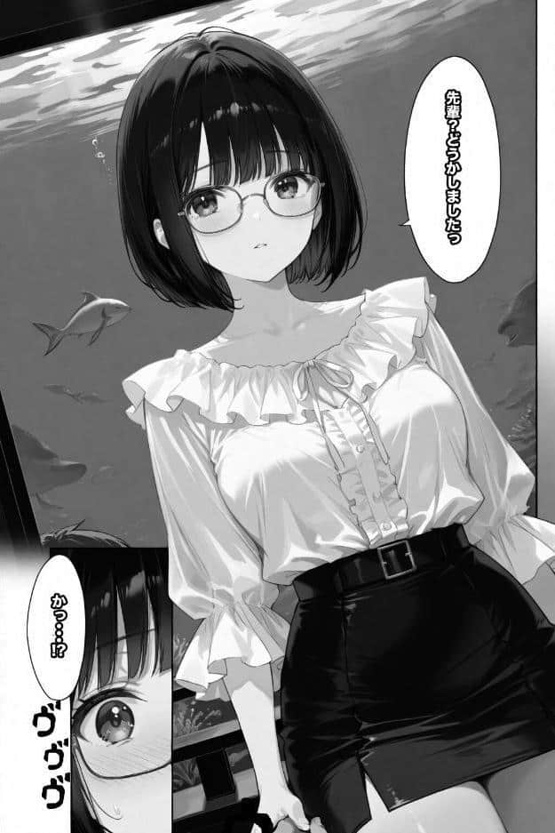 文学彼女ハ、ネトラレル 2【棒消し修正版】