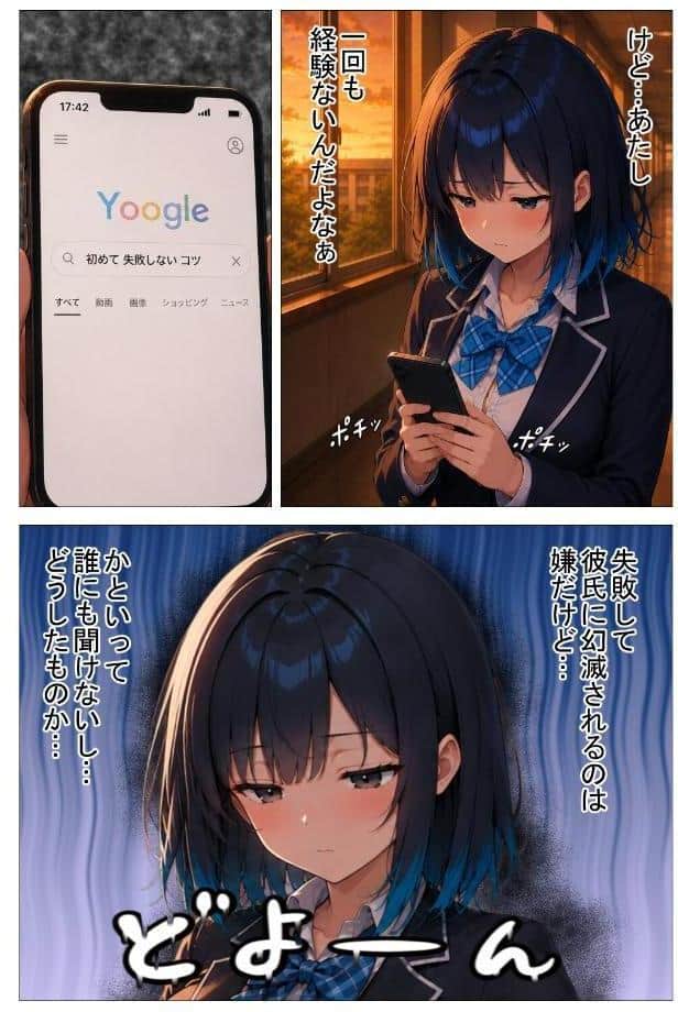 陰キャの俺をセックスの練習台にしたクールギャルが種付けされてメス堕ちした件【棒消し修正版】