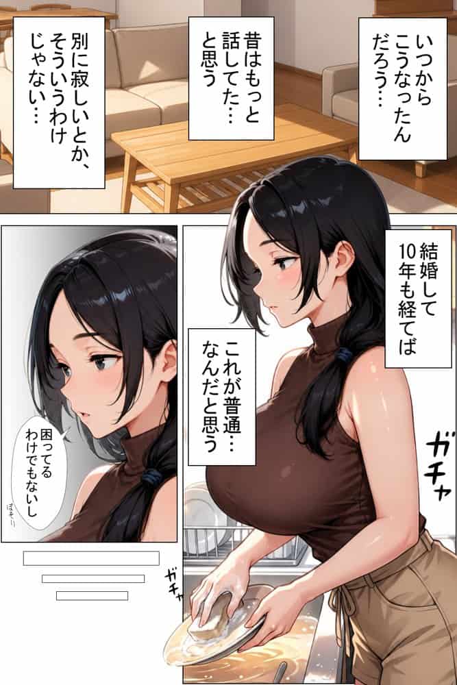 隣の新婚夫を淫乱人妻が寝取って種付けプレスされる話